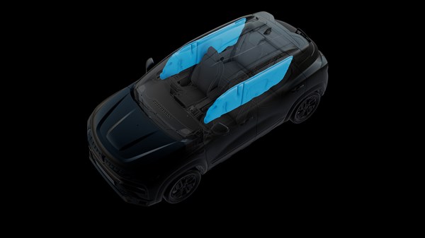 Renault Kiger - airbags de cortina