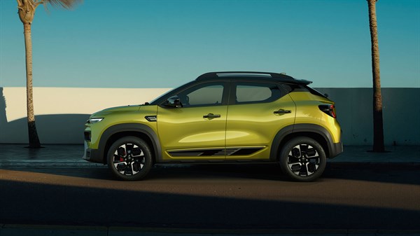 novas cores amarelo oasis e cinzento shadow - Renault Kiger