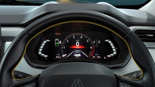 painel de instrumentos TFT 7" - Renault Kiger