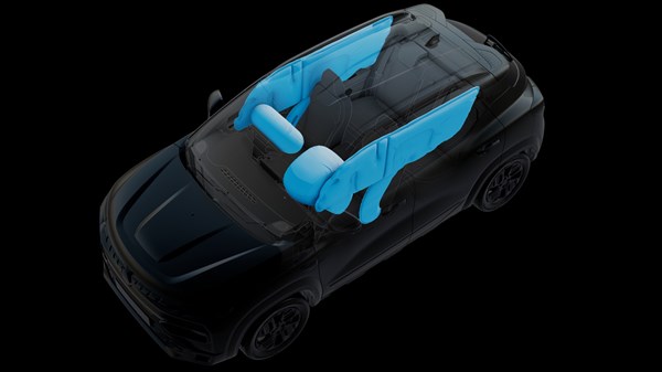  6 airbags - Renault Kiger