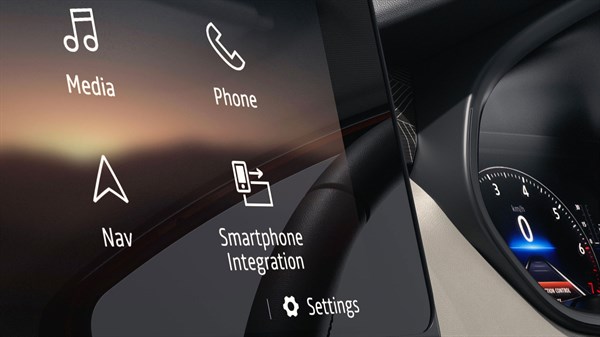 Renault Triber - consola central com ecrã táctil