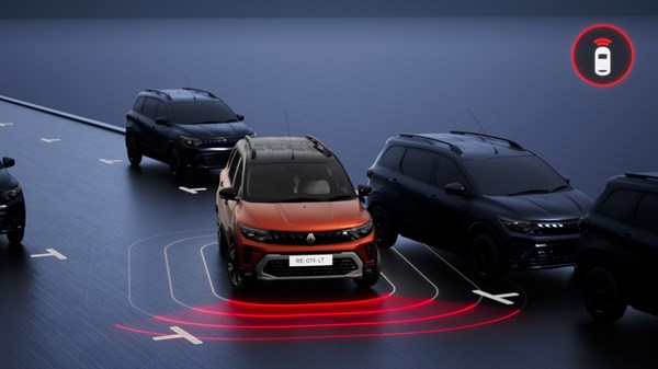 Renault Triber - sensores de estacionamento dianteiros